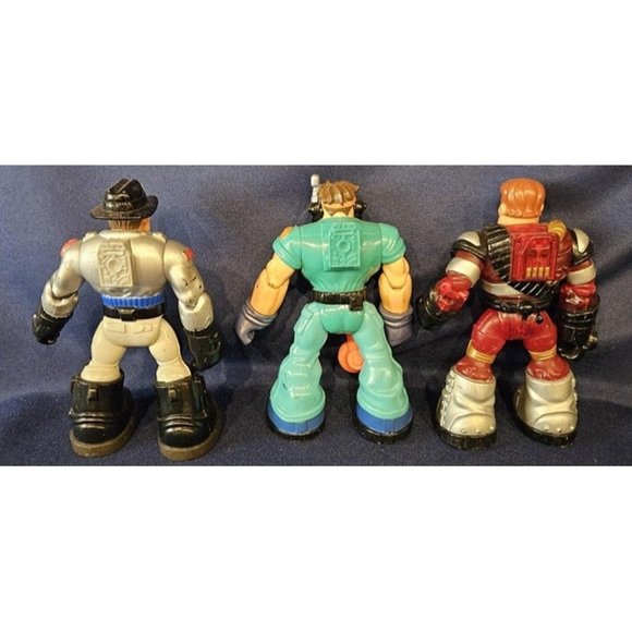 Rescue Heroes 2000/2001 Nurse, Sheriff and Scuba Diver Action Figures - Picture 2 of 2